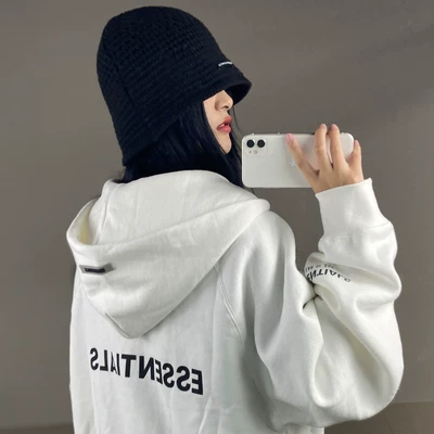 50% скидка FOG Американский модный бренд ESSENTIALS многошовная силиконовая пружинная молния худи куртка