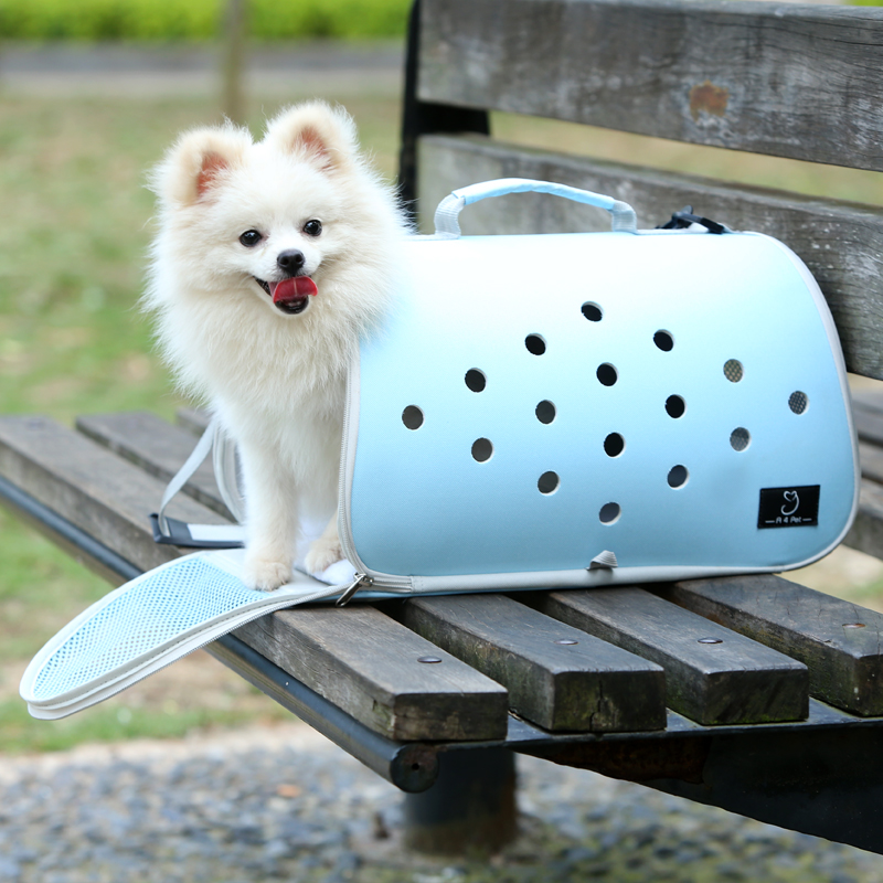 A4Pet Light Picnic Cat Bag Out Portable Kitty Single Shoulder Bag Pooch Teddy Dog Backpack Summer Cat Cage-Taobao