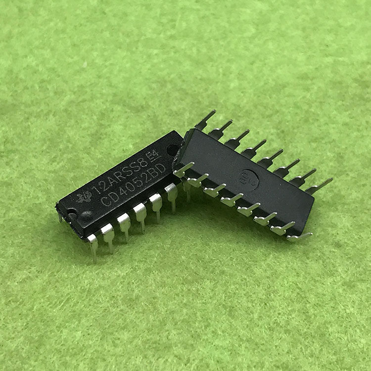 国产 CD4052/HEF4052 多路复用器/信号分离器 4通道 DIP-16(A4M2)_逻辑芯片_芯片IC_赛宝商城