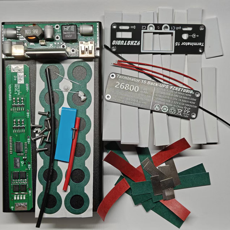 Terminator Steel 15 Portable Ups Backup Power Supply Non-Mobile Power Supply Motherboard Panel Shell Accessories Kit Terminator Steel 15 Portable Ups Backup Power Supply Non-Mobile Power Supply Motherboard Panel Shell Accessories Kit