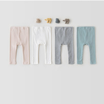 Spring and autumn baby big pp pants Korean version pure cotton female baby leggings high quality pants girls big butt pants