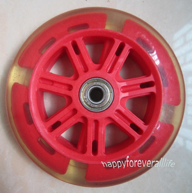 Bánh xe trượt ván Twist xe ếch xe trượt patin PU câm phụ kiện xe trẻ em lốp cao - Trượt băng / Trượt / Thể thao mạo hiểm ván trượt cân bằng