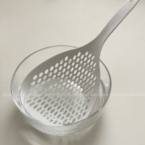 INS Korea Wind Nylon Plastic Big Leak Spoon Scoop dumplings Spoon Scoop scoop Scoop Long Handle Filter Spoon Fashion Cookware