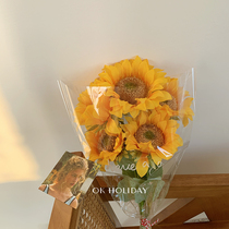 ok honey*ins Korean sunflower simulation flower solar flower fake to pat the restaurant soft decoration