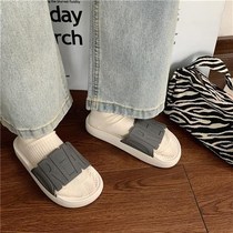 Sandas Summer Net red fashion outer wearing anti-slip thick couple beach shoes men in tide