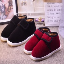 2020 Winter Cotton Slippers lady root thick sole plus heat and non - slip household men hand cotton shoes winter