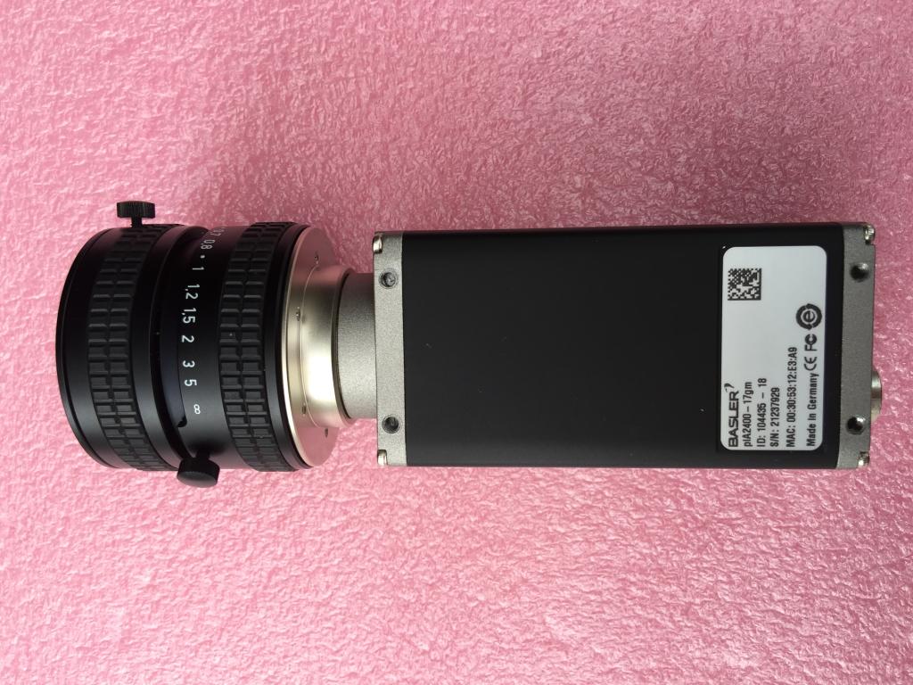 BASELER piA2400-17gm industrial camera XENON 0 95 25 lens complete new
