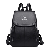 Рюкзак, летняя универсальная кожаная вместительная и большая сумка через плечо для отдыха для путешествий, из натуральной кожи