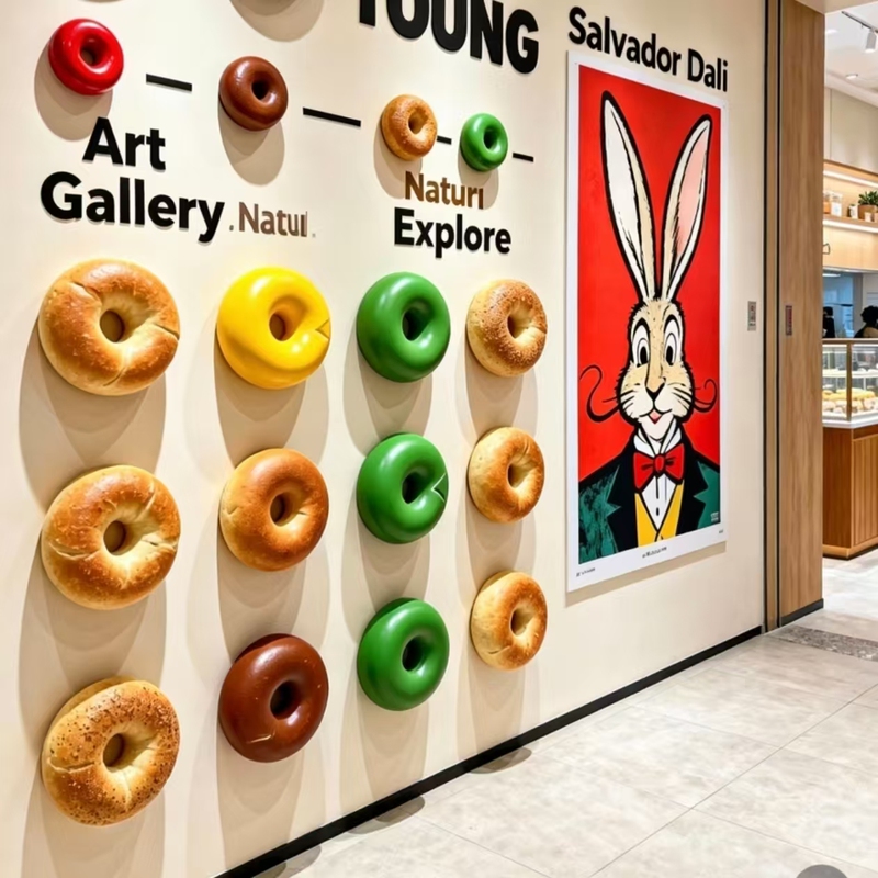 Bakery Donut-Shaped Cafe Popular on Social Media Cartoon Cute Wall Decoration Pastry Decoration Hanging Ornament Wall Decor Bakery Donut-Shaped Cafe Popular on Social Media Cartoon Cute Wall Decoration Pastry Decoration Hanging Ornament Wall Decor