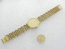 Ultra thin 6mm Swiss quartz watch Longin gold plated mens watch 150