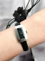 Rare second-hand watch Swiss retro Hepburn style small sugar cube mechanical womens watch