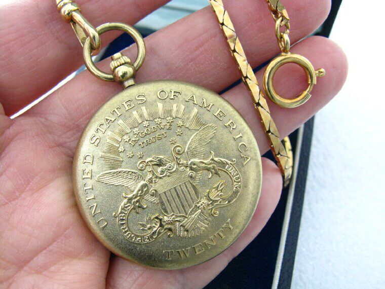 Double Eagle 20 Cent Gold Coin Relief Pattern French Colibri Corlebee 