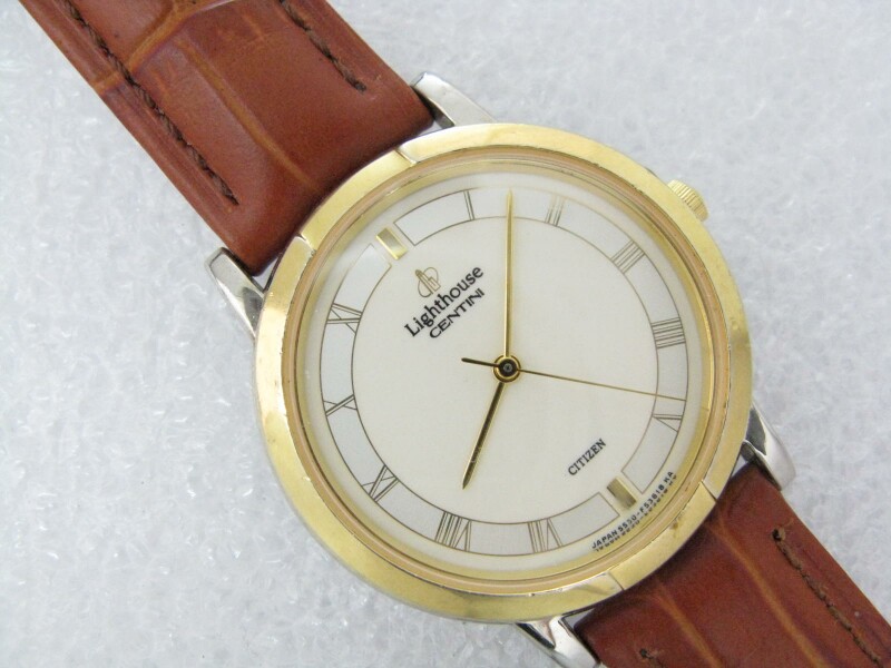 Citizen Lighthouse Centini 手巻き時計 Vintage Citizen Lighthouse Centini Quartz October 1991