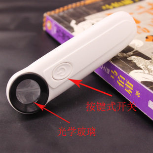 Keys-type optical lenses Handheld magnifying glass Ancient playing Jewelry Appraisal magnifier Chuda M2040L