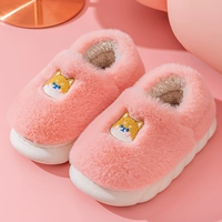 Shiba Inu Sag и хлопковые туфли розовые