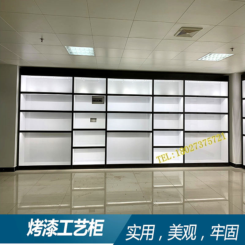 Shoe store women's bag display rack net red live broadcast room paint display cabinet custom cosmetic shelf skin care product cabinet