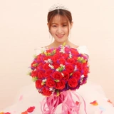 Свадебная рука цветут цветочные свадебные моделирование невесты Букет китайский подружка невесты в европейском стиле поставки свадебный букет свадебный букет