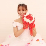 Свадебная рука цветут цветочные свадебные моделирование невесты Букет китайский подружка невесты в европейском стиле поставки свадебный букет свадебный букет