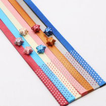 Star paper stack Lucky star color paper wishing bottle fold five-pointed star handmade paper material