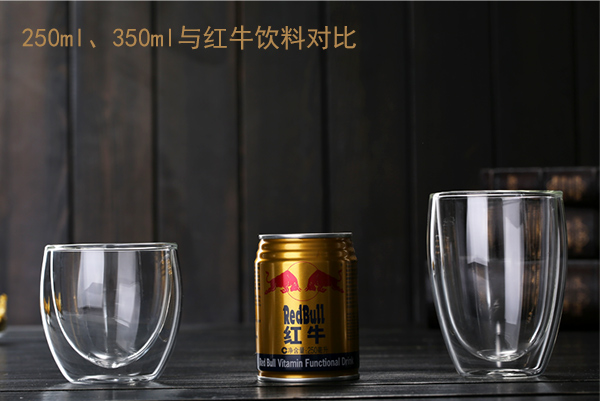 Không nóng đôi thủy tinh chịu nhiệt độ cao trong suốt uống nước trà cốc cách nhiệt cốc nước gia đình với cốc cà phê bình đựng nước thủy tinh