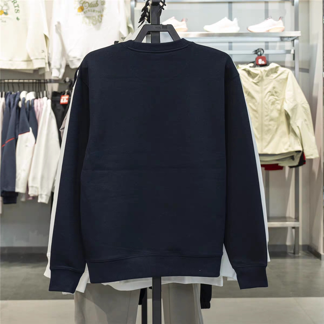 Anta Easy-Care Pullover Sweatshirt for Men, Spring Round Neck Knitted Casual Shirt, Sports Top 152538702