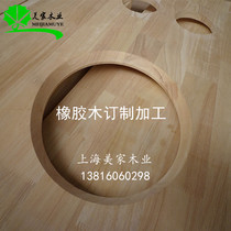 Imported finger joint board rubber wood board no section E0 wardrobe furniture board solid wood board DIY oak table panel