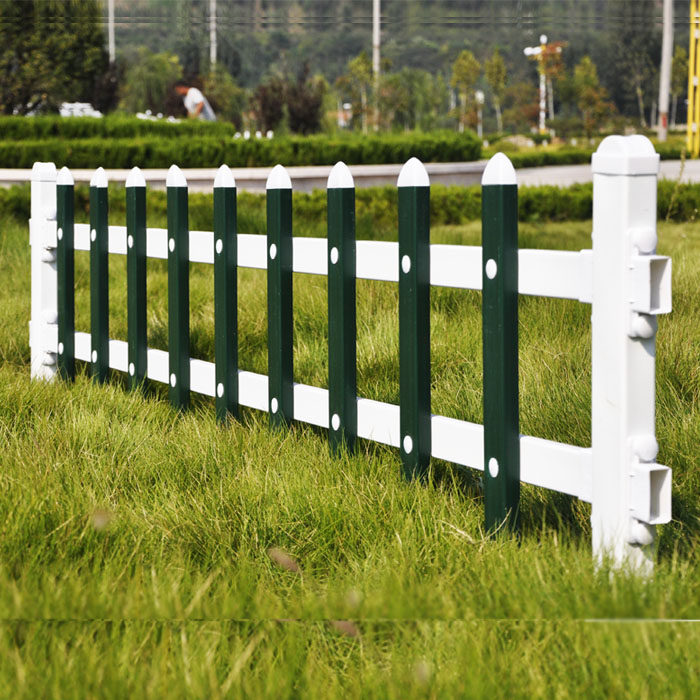 Send column PVC plastic steel lawn guardrail municipal greening guardrail outdoor garden courtyard fence fence outdoor