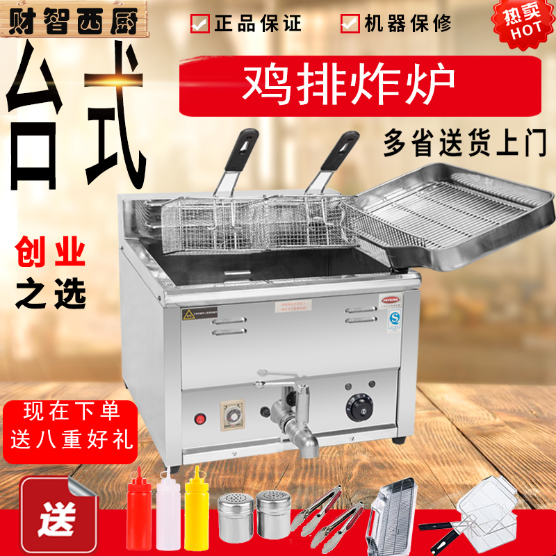 National Caizhi chicken steak fryer Commercial fryer fryer