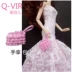 Barbie búp bê phụ kiện túi xách tay túi dệt cao su nhựa màu hồng cô gái đồ chơi barbie phụ kiện búp bê có khớp Búp bê / Phụ kiện