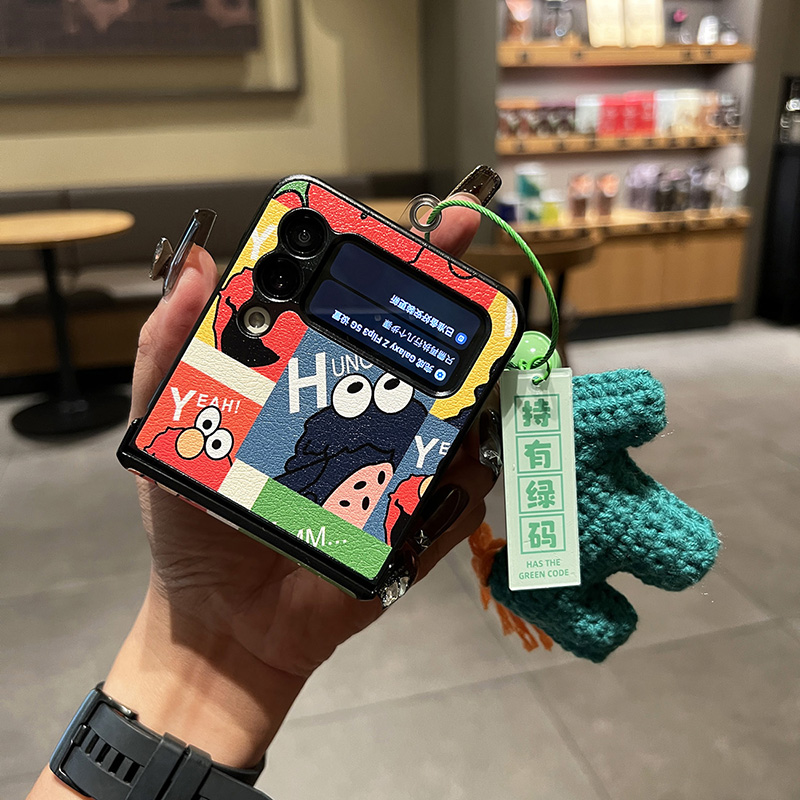 芝麻街潮牌来袭！三星ZFlip4智可以机壳，萌翻天的卡通守护者