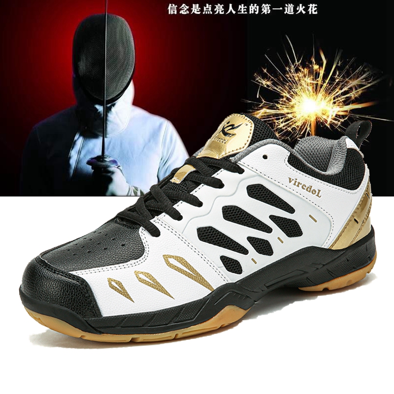 Fencing shoes Men's and women's fencing competition training special shoes Indoor breathable shock absorption non-slip professional sports class sports shoes