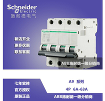 (Original)Schneider Mini Circuit Breaker IC65 Series 4P C6A A9F18406