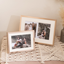 Narrow edge metal photo frame simple poster outer frame certificate frame A4 frame hanging wall customized for any size