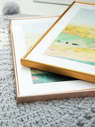 Металлическая настенная фоторамка, постер, индивидуальная головоломка, алюминиевый сплав, 2432 дюймов