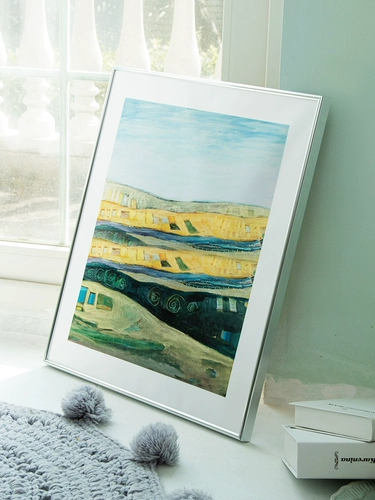 Металлическая настенная фоторамка, постер, индивидуальная головоломка, алюминиевый сплав, 2432 дюймов