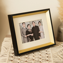 Wash photos into photo frame combination photo setting table photo 10 6-inch family photo light luxury picture frame hanging wall three consecutive frame