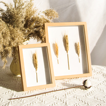 Creative three-dimensional table frame handmade diy hollow 6 7-inch dried flower plant specimen frame frame framed Clay