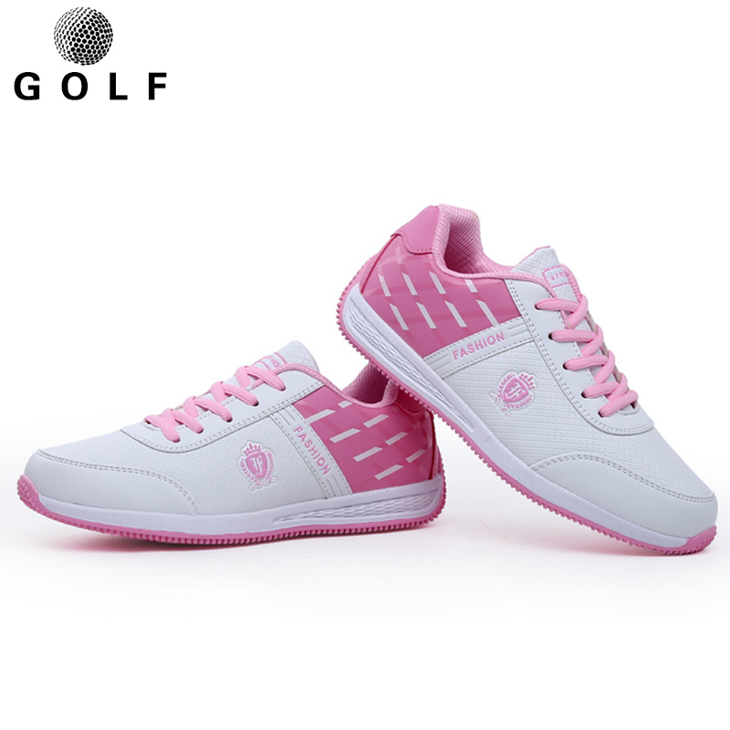 Golf shoes women's white sports and leisure leather waterproof non-slip women's shoes VERSATILE GOLF shoes Caddy shoes