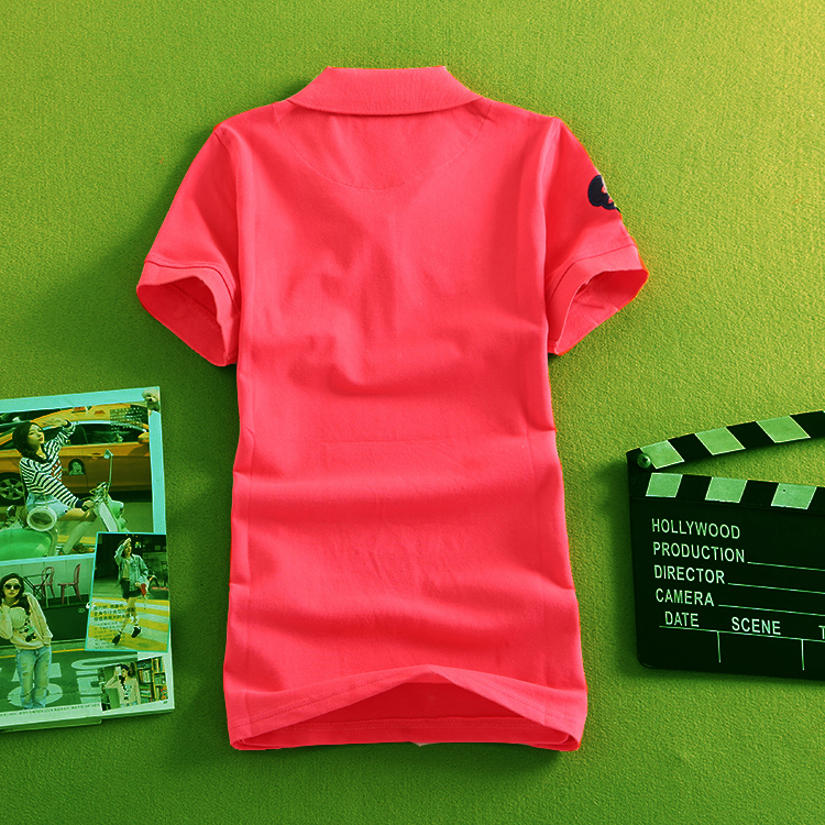 New golf ladies ngắn tay t-shirt polo áo sơ mi thoáng khí hoang dã thời trang thể thao giản dị áo sơ mi golf trang phục giá quả bóng golf