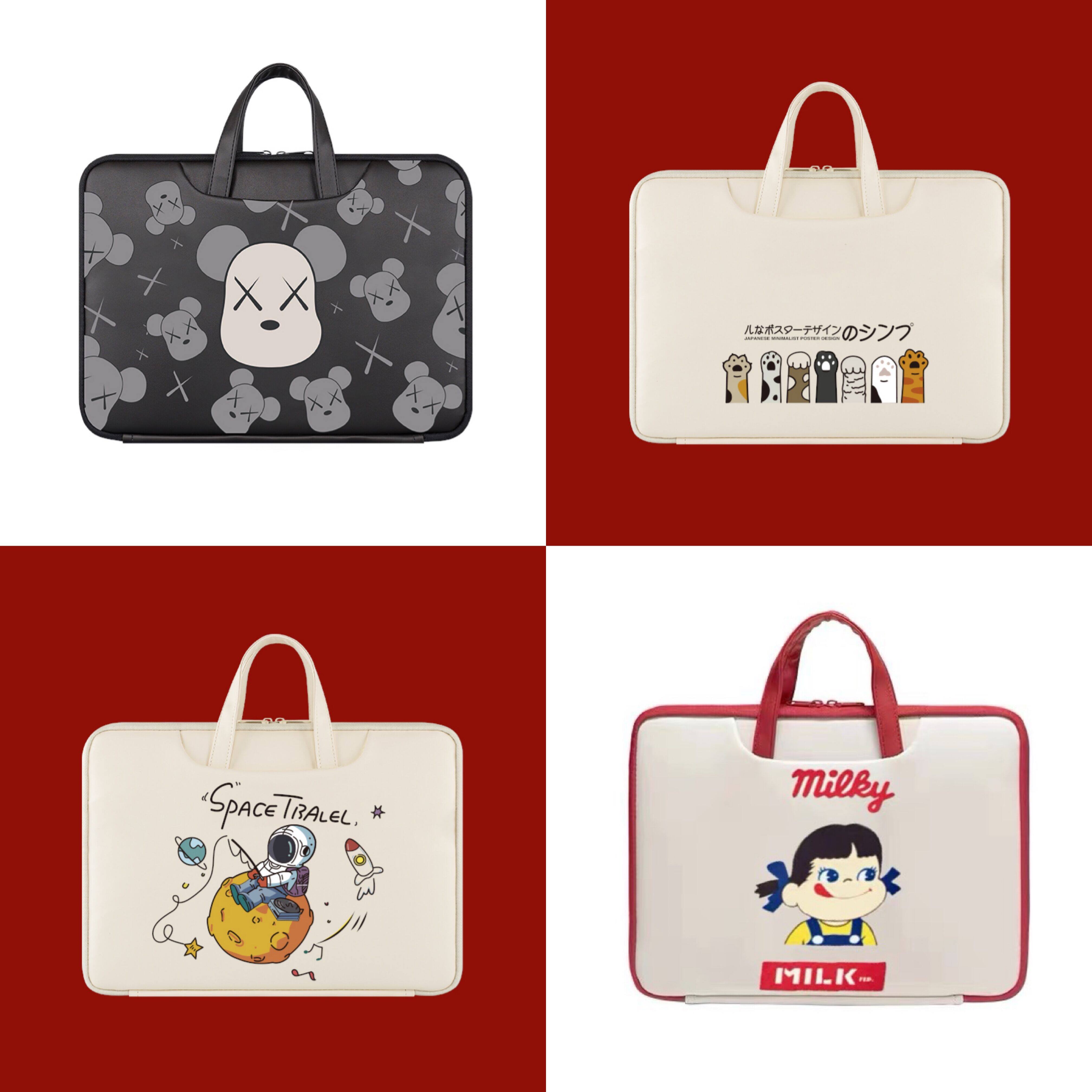 For computer bag, women's portable cute apple macbookpro13 3 Lenovo air14 15 6 notebook bag