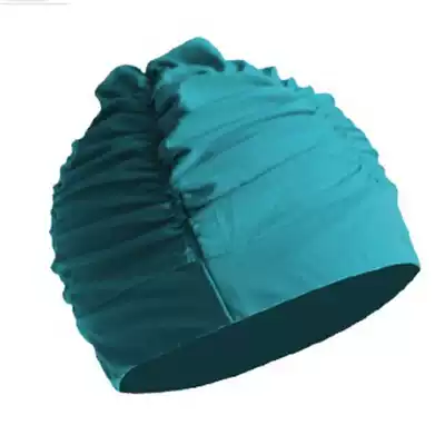 Long hair swimming cap female cute Japanese waterproof fabric loose waterproof non-tidal tide adult elastic large ear protection