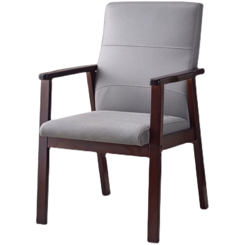 Стул диван Трех -лежащий магазин с твердым деревом поручкой маджонг Стул мягкая сумка