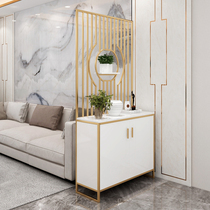 Light and luxurious wind iron Art in the house Door Closed Cabinet Modern Entrance Door Screen Shoes Cabinet Nordic Door Hall Cabinet Decoration