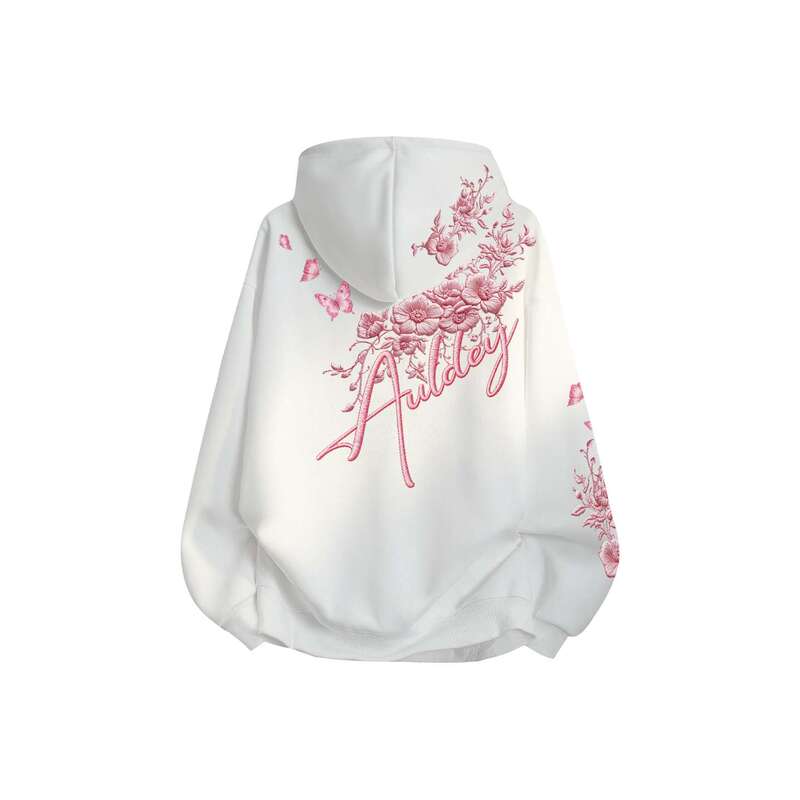 Tldv American High Street Butterfly Floral Print Fashion Unisex Campus Wear Hoodie, Same Style for Both Men and Women Tldv American High Street Butterfly Floral Print Fashion Unisex Campus Wear Hoodie, Same Style for Both Men and Women
