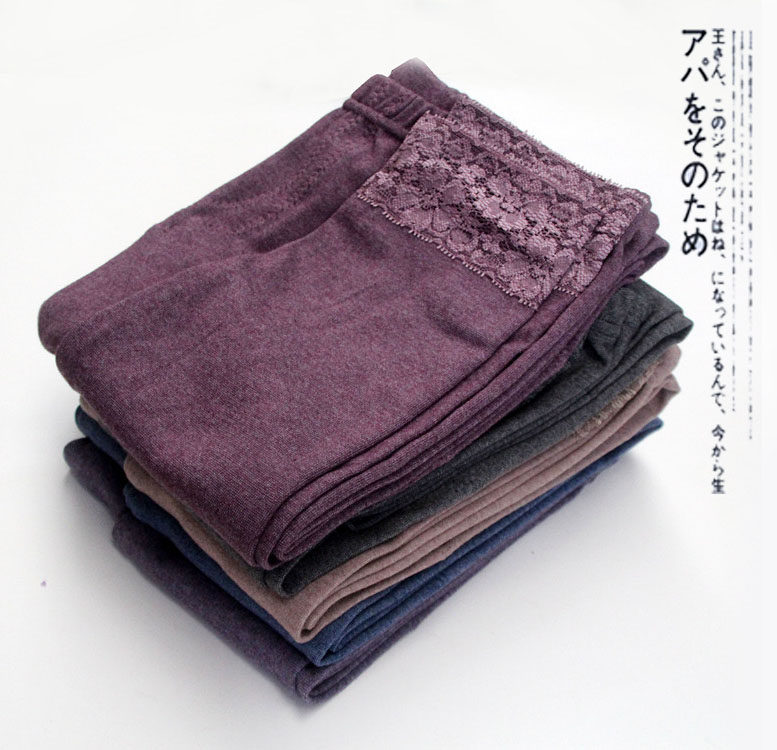 Women's Sanitary PantsSingle-piece Thin Warm PantsPure Cotton UnderwearPantsSanitary PantsWool Pants UnderwearPantsKnee PadsThin High Waist Tight