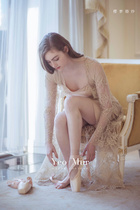  Bridal morning gown Long lace skirt Tutu Sakura dream morning gown Sakura dream wedding dress yeomur (Jenny Flower)