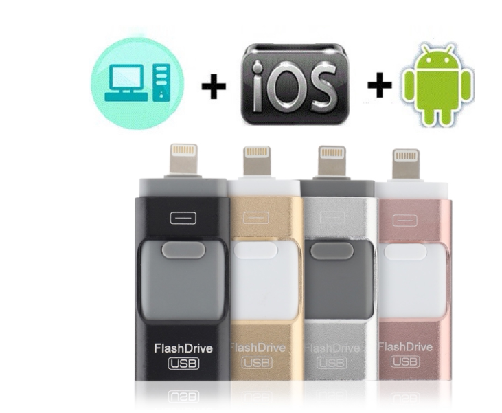 USB Flash Drive For iPhone OTG Pen Drive HD Memory Stick 64G