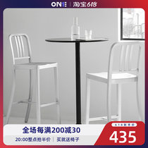 Bar Desk Table Modern Brief Nordic Round Table Home Living Room Leisure High Table Tennis Red Ins Café Front Desk Bar Desk