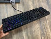 Tarantula Free Wings New Stock Mechanical Keyboard 104 Key Mixed Light Blue Axle Horse Running Light Eating Chicken Office Game