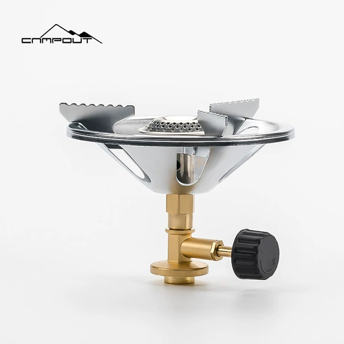 Наружная портативная печь головка дикая лагеря ветер -подверженная нержавеющей стали все -в одном дикой мошной печи с воздушной печью.